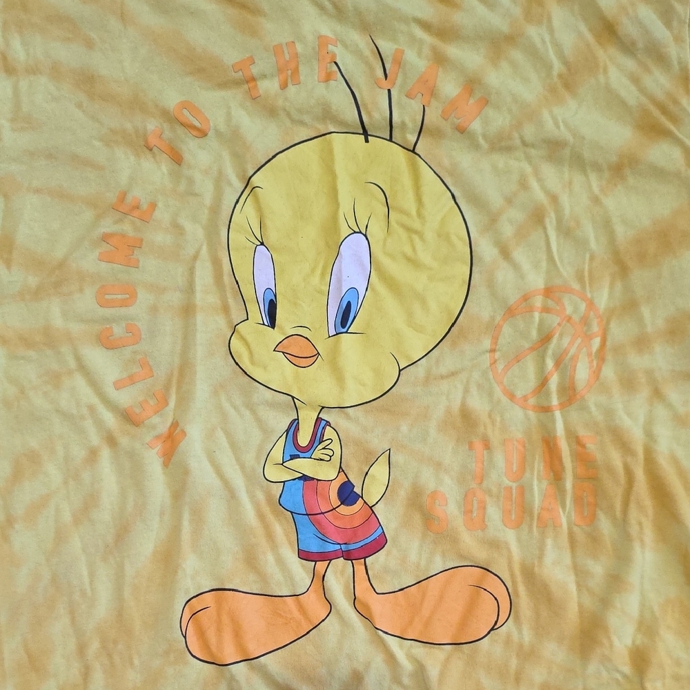 Warner Bros. Yellow Tweety Space Jam Tee - Picture 3 of 4
